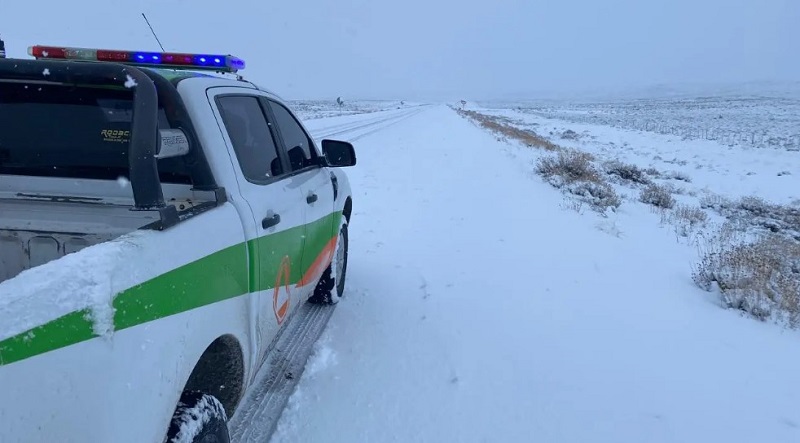 Protección Civil trabaja en rutas nevadas para garantizar la seguridad vial