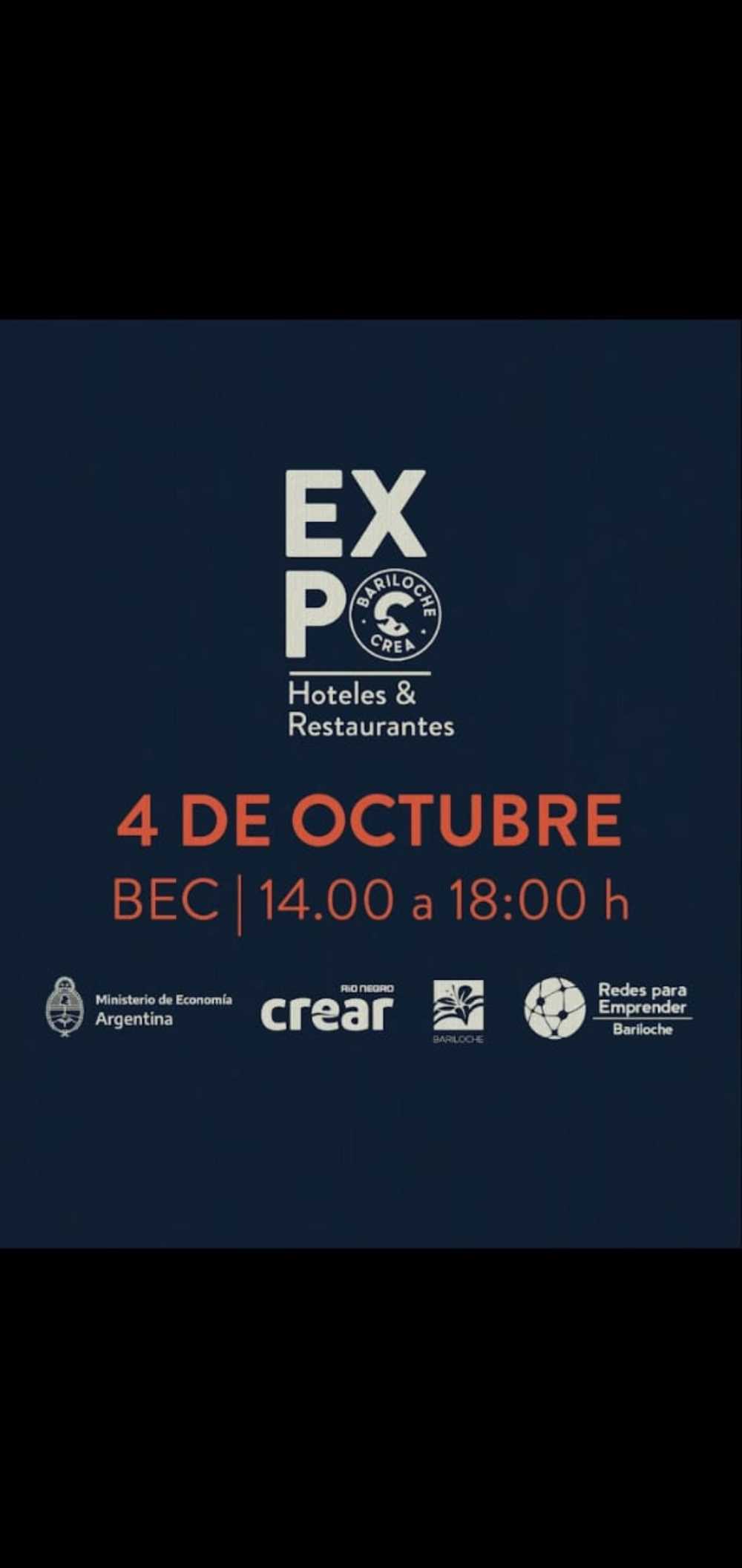 Llega Bariloche Crea: Expo Hoteles y Restaurantes