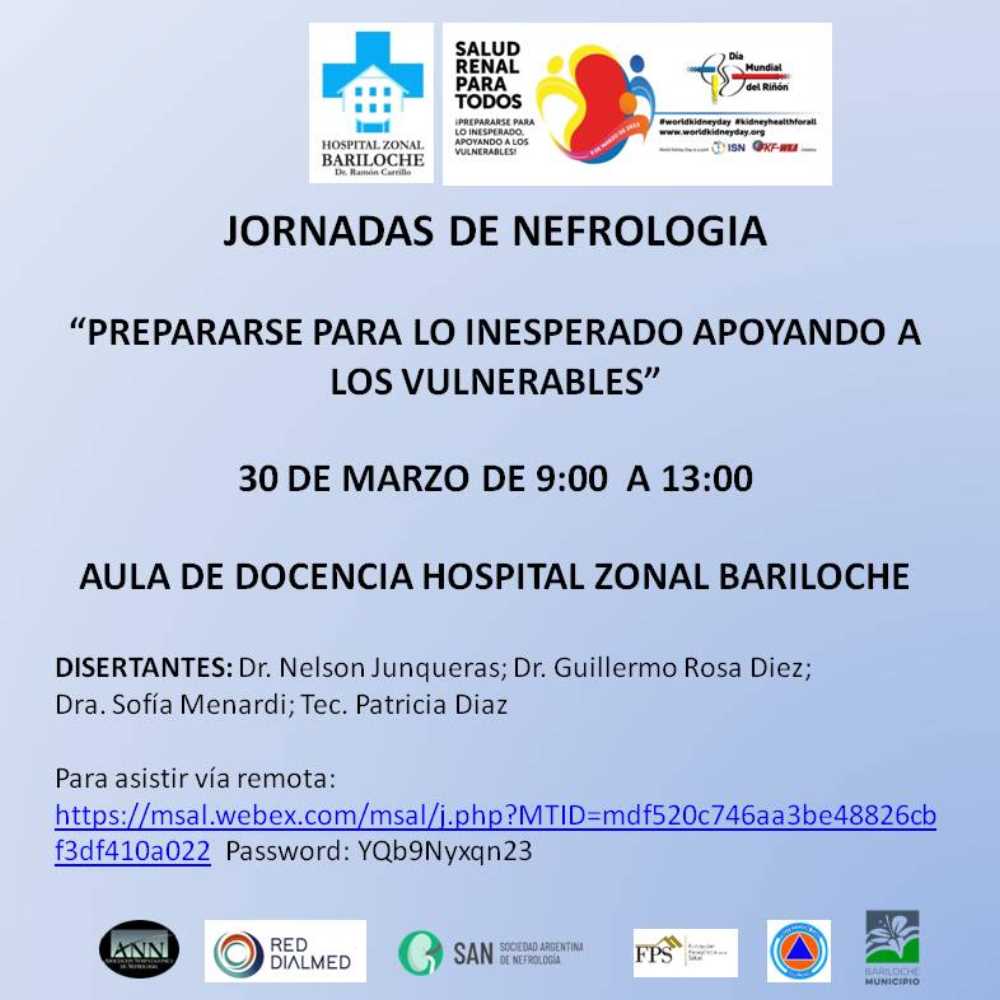 Patricia Diaz participará hoy de la Jornada de Nefrología en el Hospital Zonal