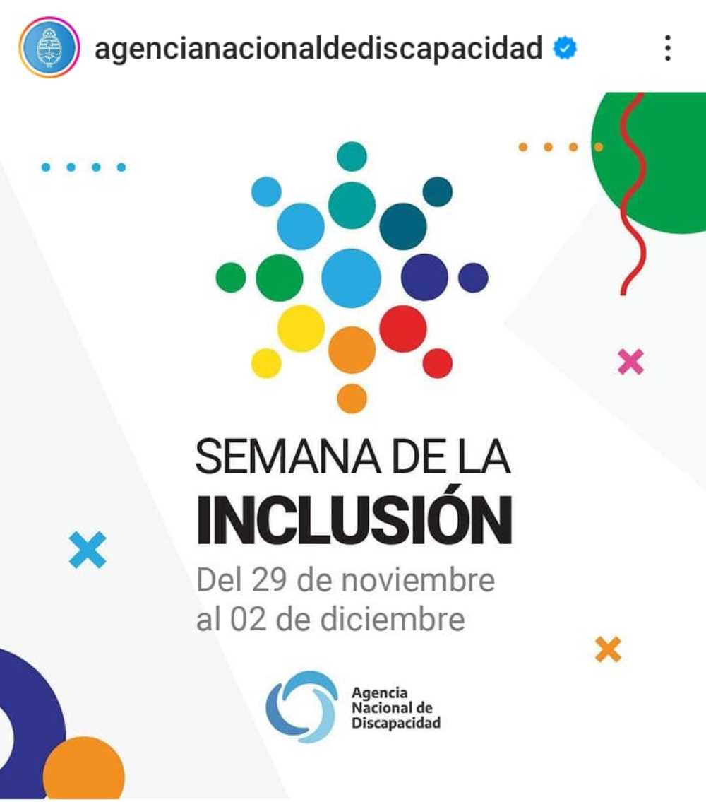 Semana de la Inclusión y de los Derechos de las Personas con Discapacidad 2023