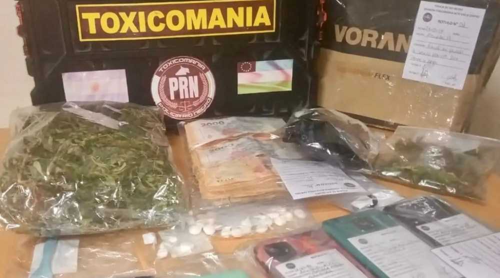 Policía secuestró marihuana, cocaína y efectivo