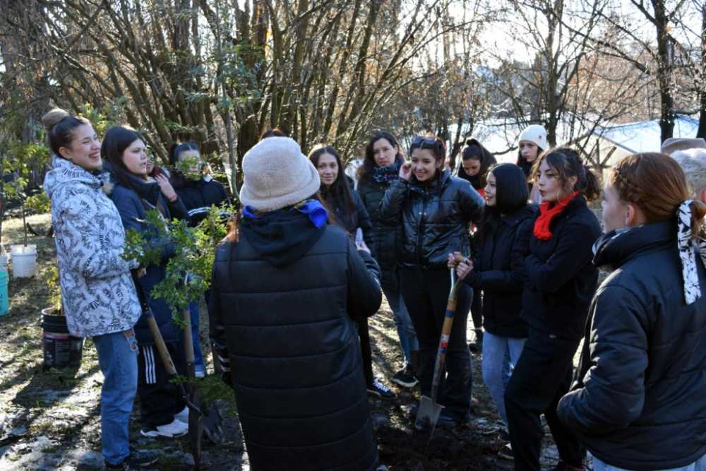 Embellecen la zona del Jardín Botánico como parte de las actividades de la Fiesta Nacional de la Nieve