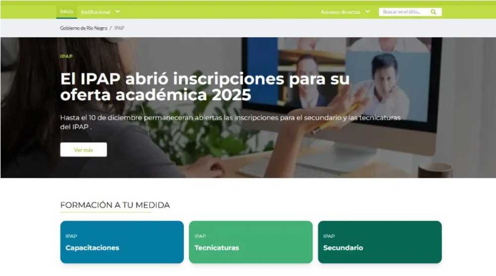 El nuevo portal del IPAP mejora la formación de los Agentes Públicos