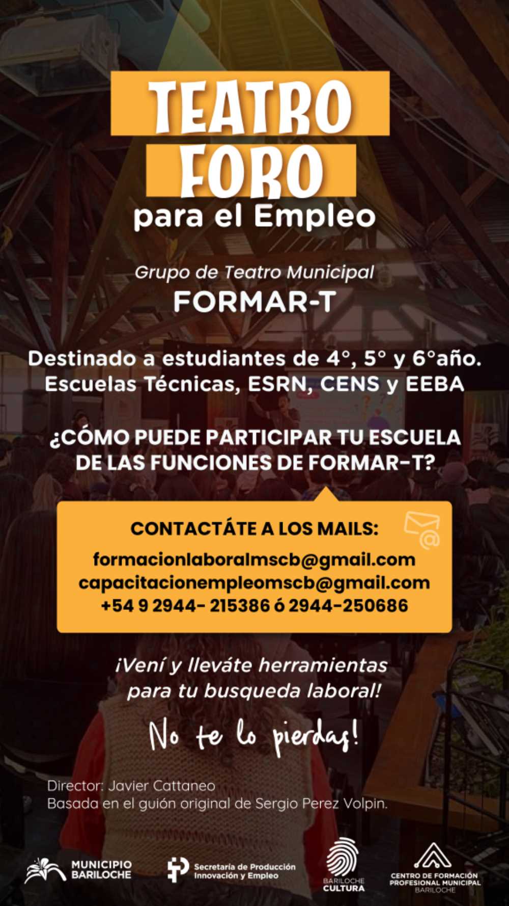 ¡Finalizó con éxito la primera edición de Teatro Foro para el Empleo!