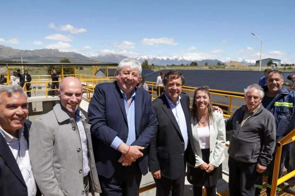 Junto al Gobernador, el intendente Cortés inauguró la planta de líquidos cloacales del PITBA