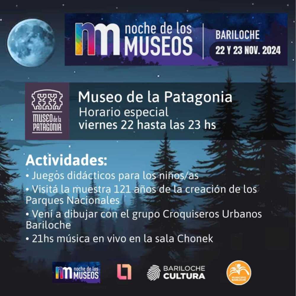 Noche de los Museos en el Museo de la Patagonia