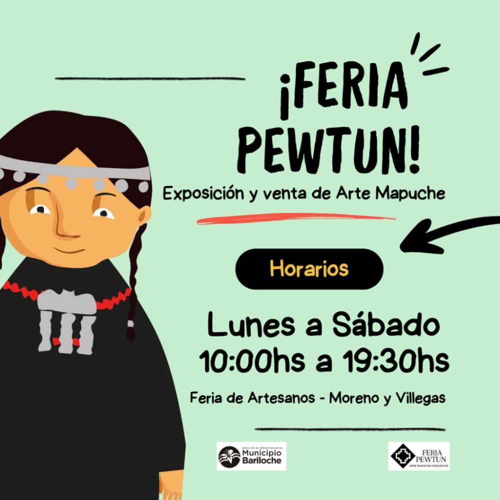 Se viene una nueva edición la Feria Pewtun, exposición y venta de Arte Mapuche