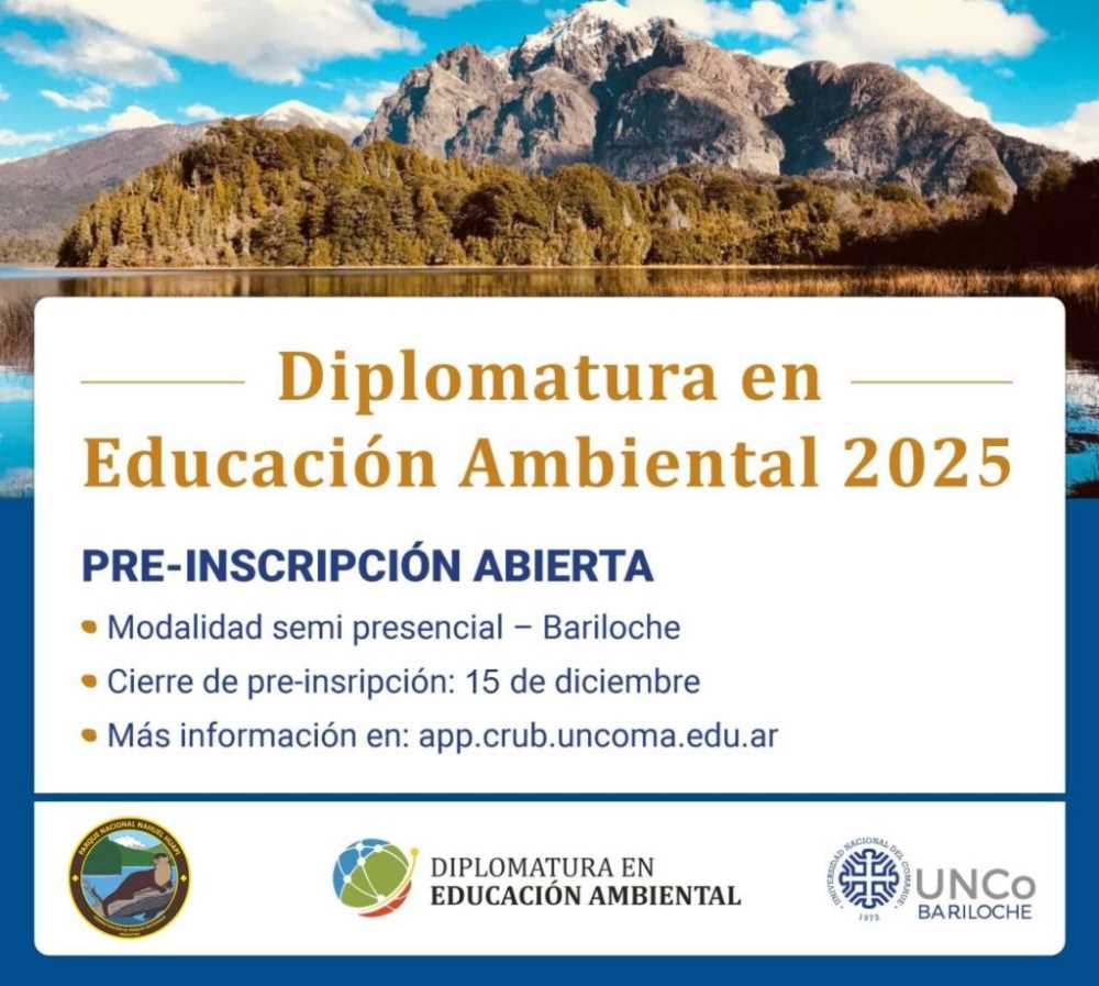 Diplomatura en Educación Ambiental 2025 – abierta la inscripción