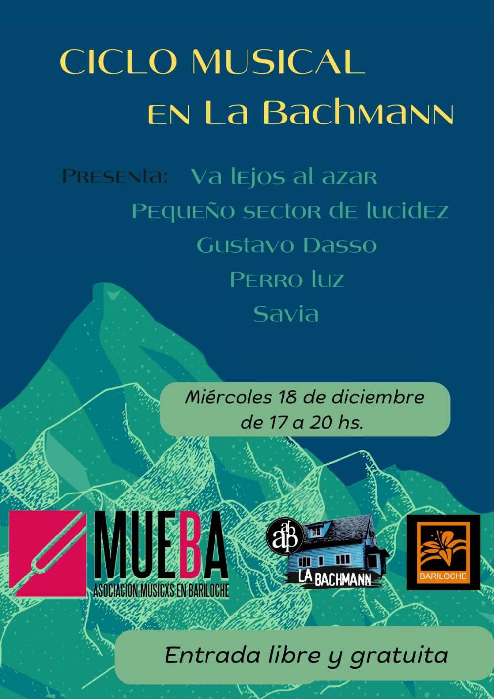 Ciclo Musical: MUEBA en Casa Bachmann