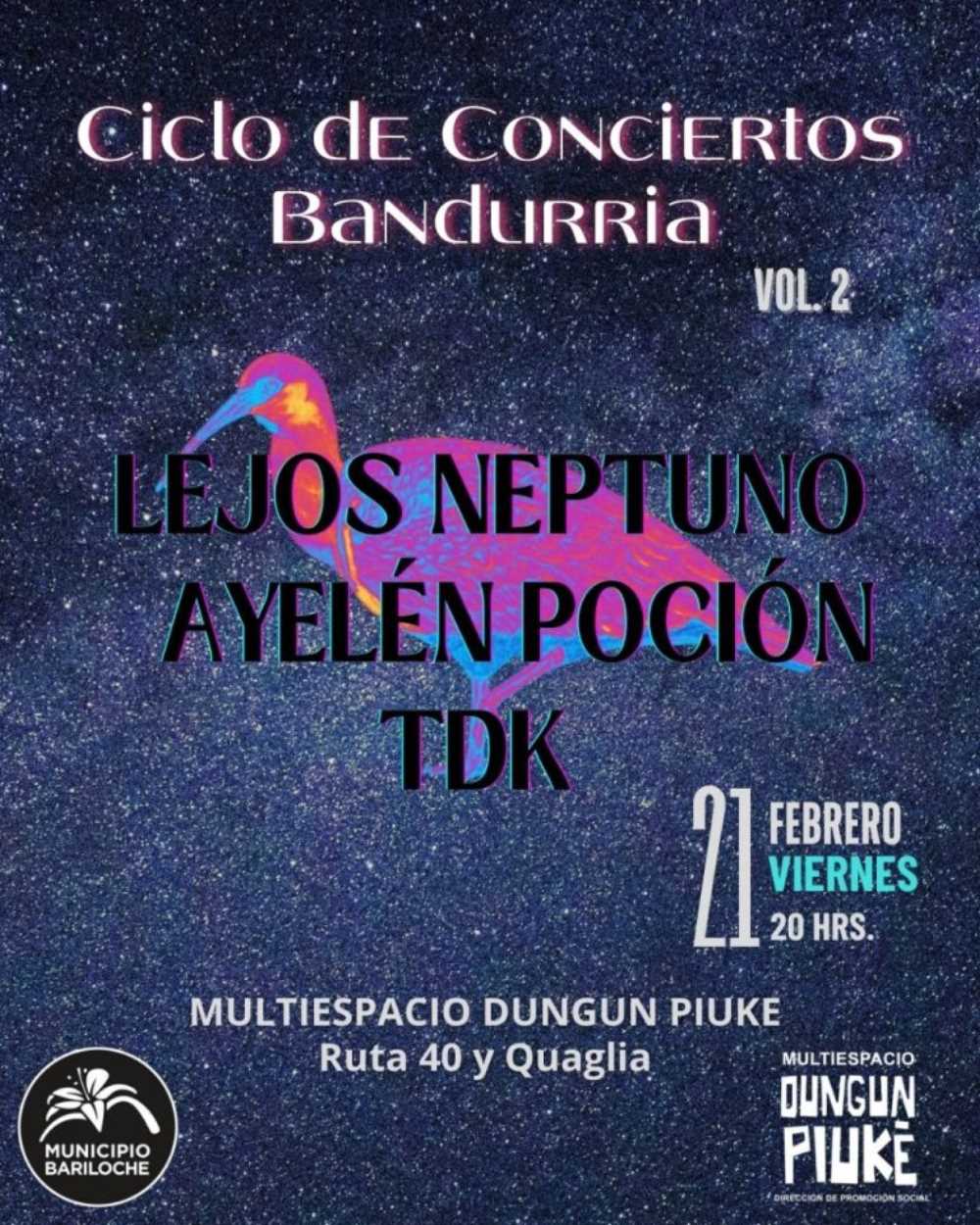 Llega el 2° encuentro del Ciclo Bandurria