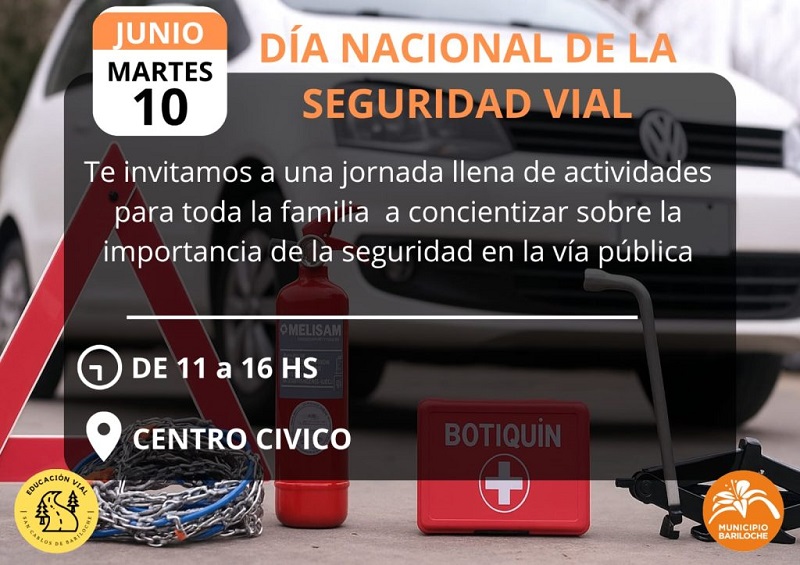 ¡Mañana, todos a conciencia! Jornada familiar por la Seguridad Vial en el Centro Cívico