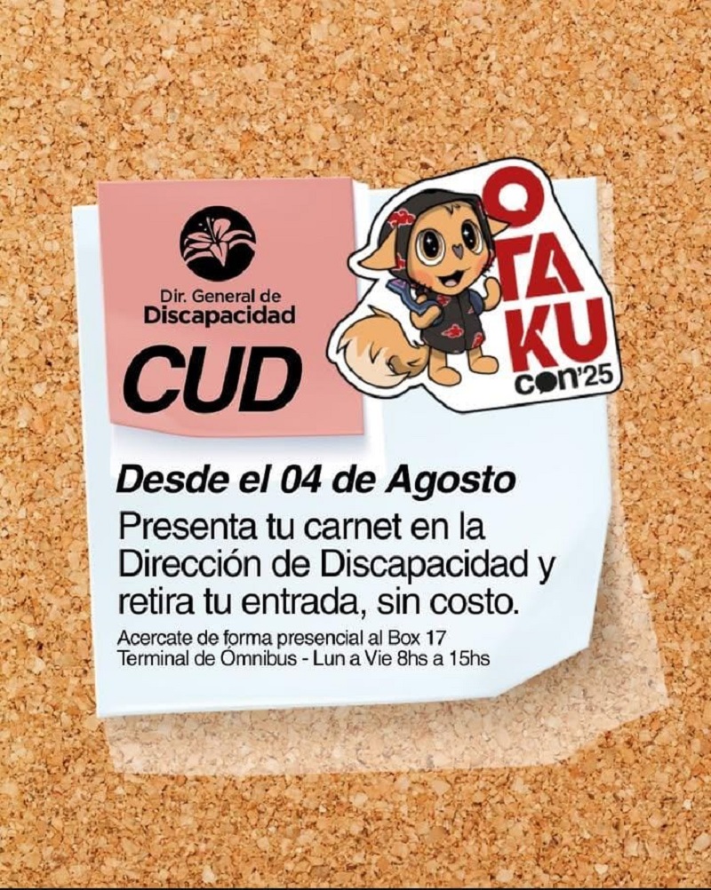 La cultura te incluye: OtakuCon 2025 abre sus puertas con entradas gratuitas para personas con CUD