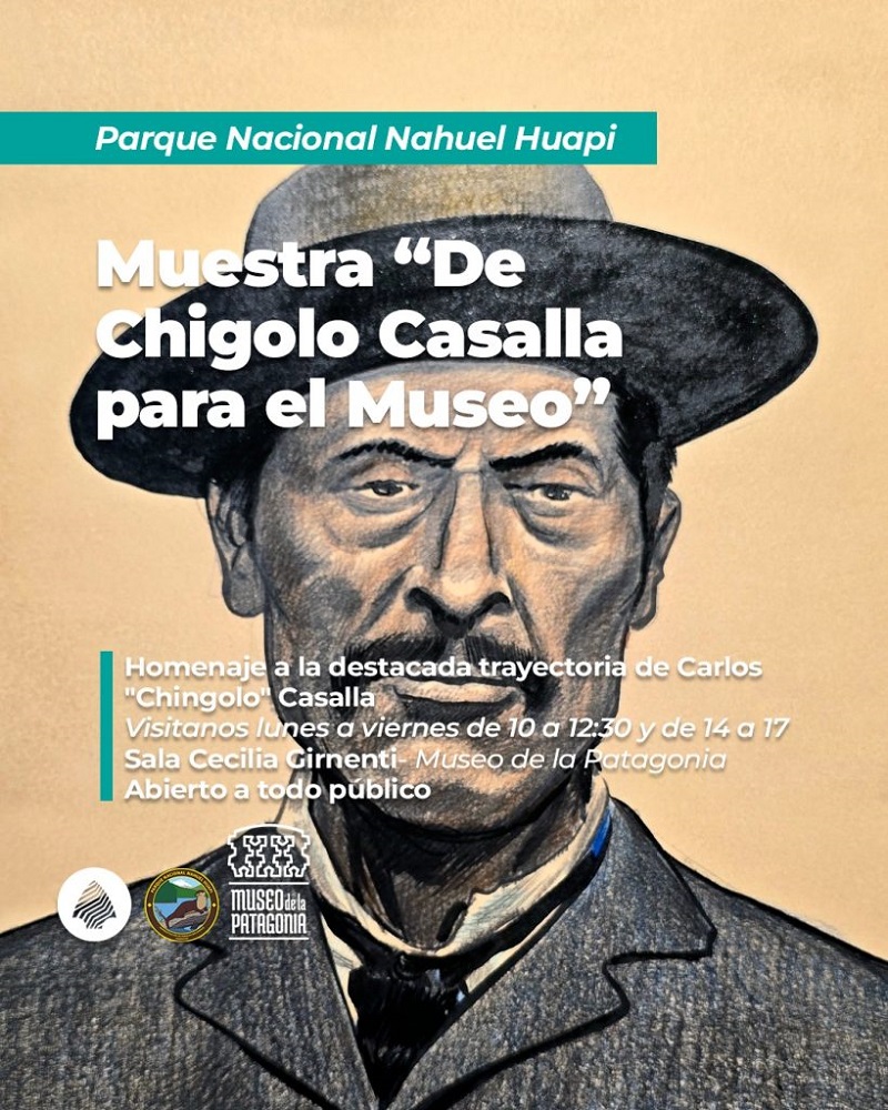 Exhibición “De Chingolo Casalla para el Museo” en el Museo de la Patagonia