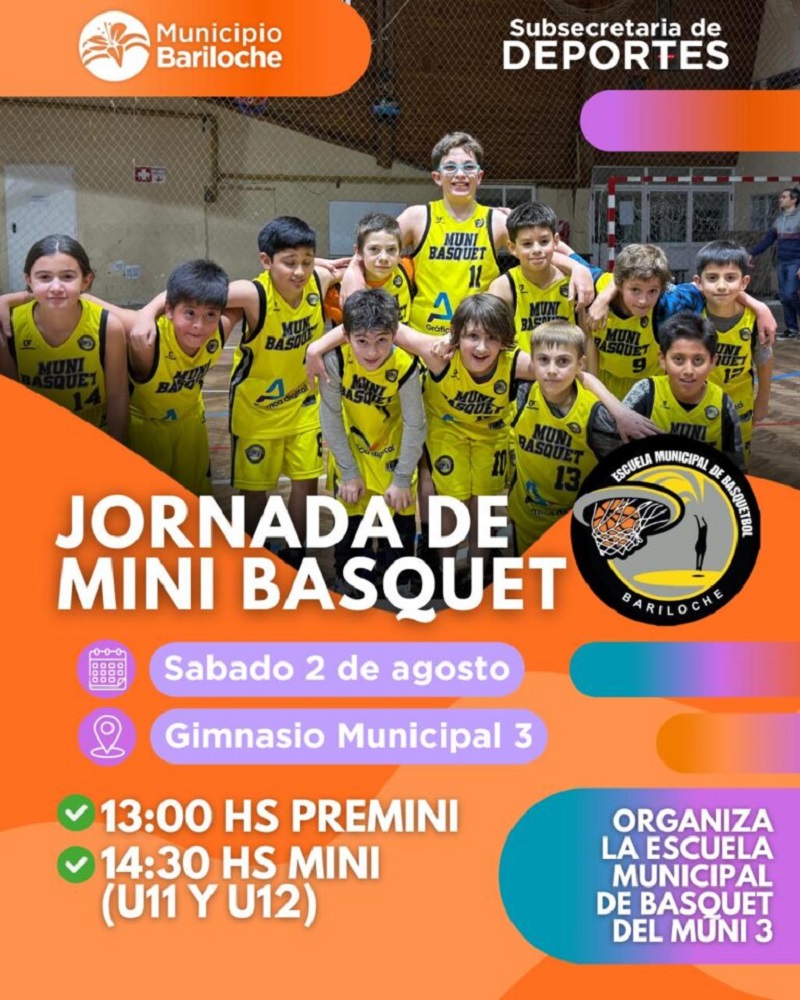 El básquet infantil se vive en el Muni 3 con una jornada a puro deporte