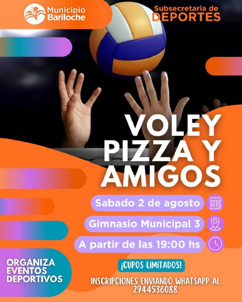 Vóley, pizza y buena onda: una noche diferente en el Muni 3
