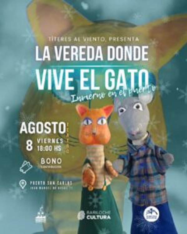 Títeres al Viento, presenta: “La vereda donde vive el gato”