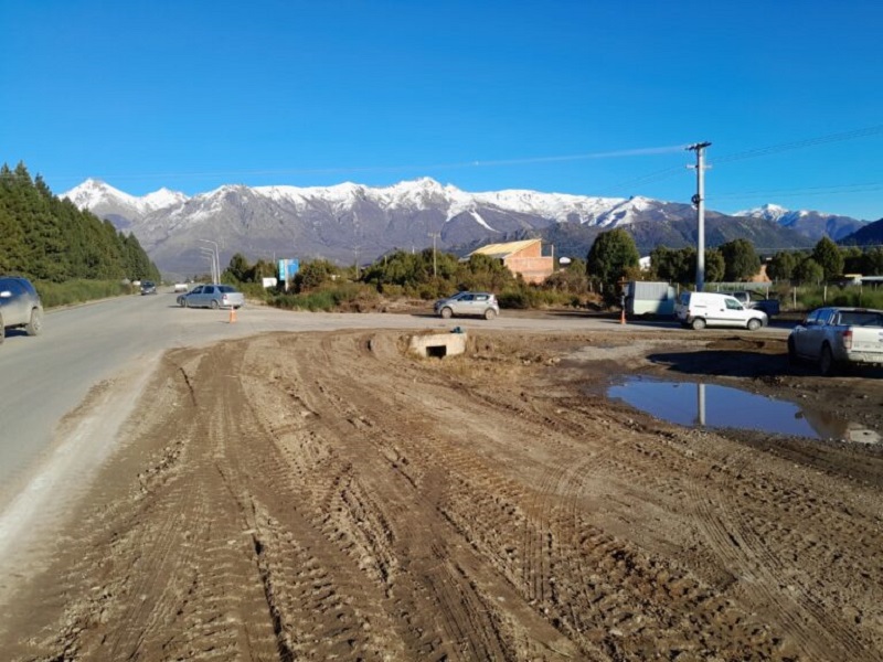 Importante obra para mejorar el acceso a Avenida de la Virreyna en Bariloche
