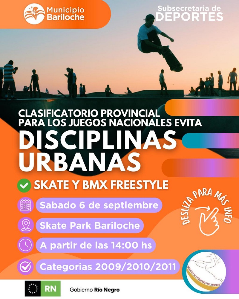 ¡Bariloche se prende al ritmo del skate y el BMX!