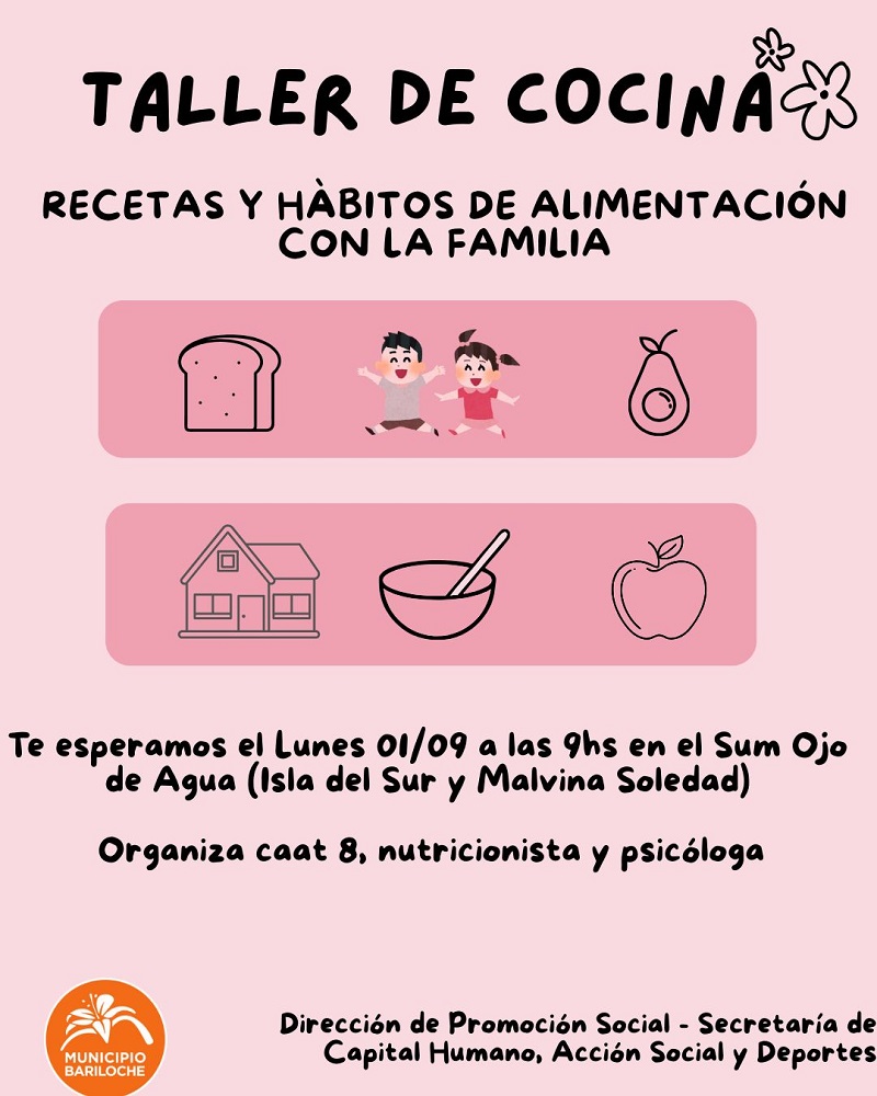 Taller de Cocina: recetas y hábitos saludables en familia