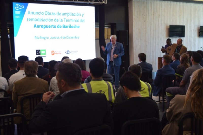 Bariloche duplicará su capacidad aeroportuaria con anuncio de gran ampliación